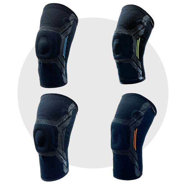 Knee Brace with Patella Gel Pad & Side Stabilizers  - Pack of 12 Mixed Sizes