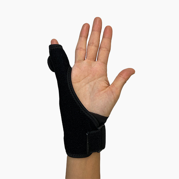 Wrist Brace with Finger Splint - Black - Pack of 12